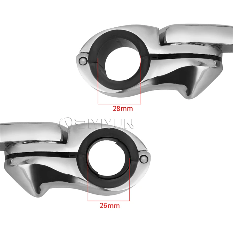 Motorcycle Foot Pegs Pedals Foot Rest for Harley Sportster Softail CVO Suzuki Yamaha Honda Footrest