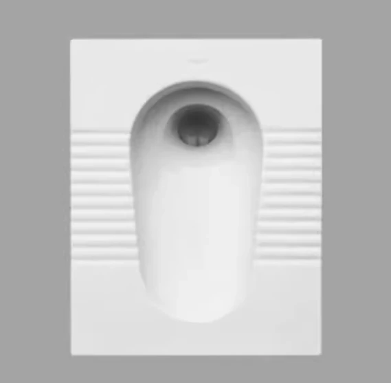 Ceramic squat toilet household squat flush water tank set of toilet water storage bent bedpan