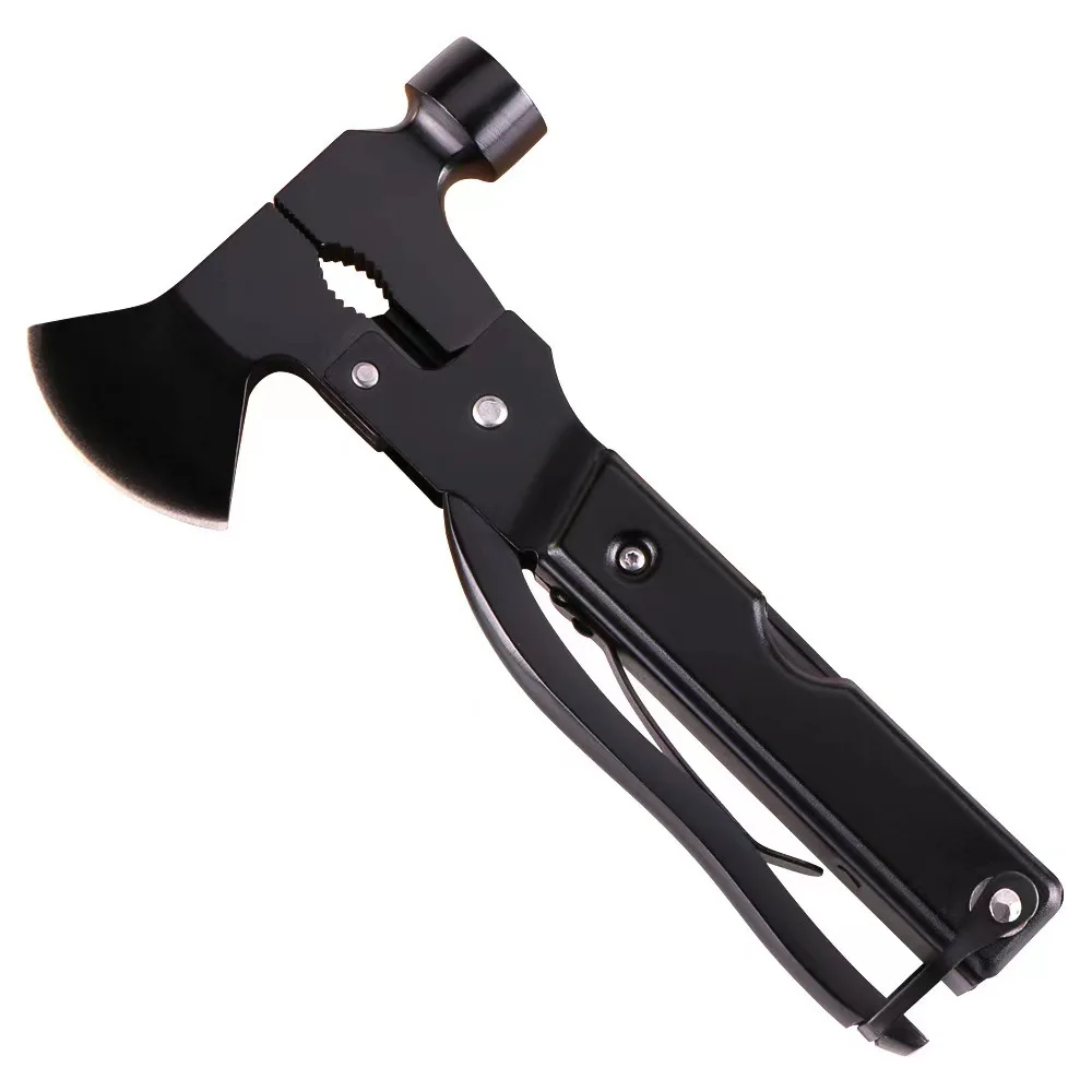 Multifunctional Survival Hatchet Hammer Stainless Steel Camping Multitool Hand Tool with Knife For Outdoor Camping