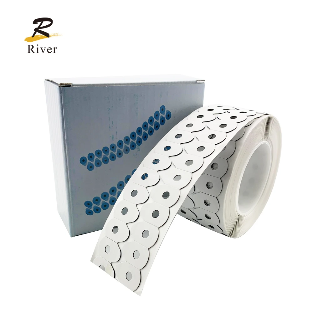 Dark Blue 18*29 mm 1000pcs/roll Optical Lens Edging Blocking Pads for hydrophobic lenses