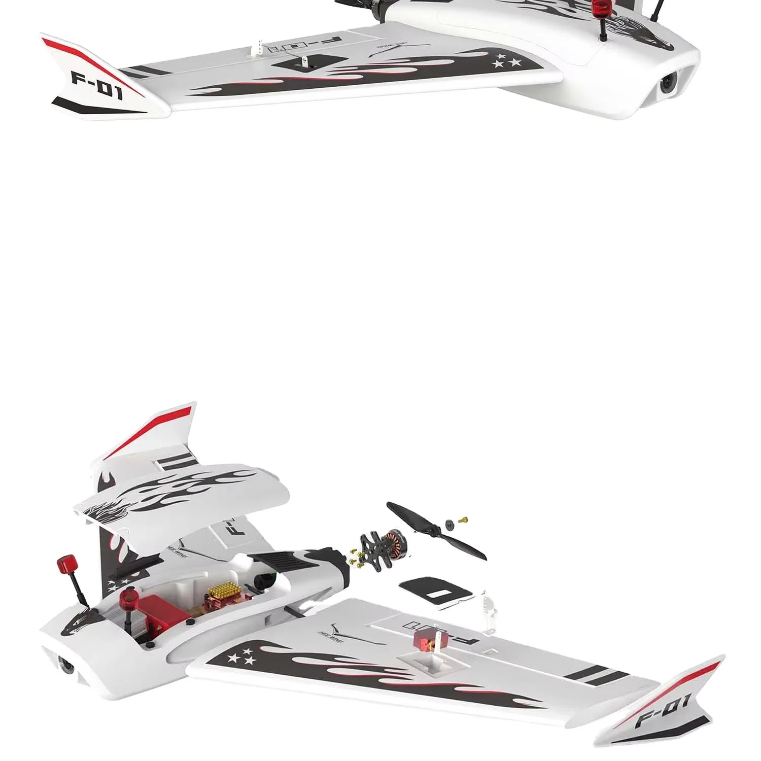 HEE WING F-01 Upgraded Flying Wing Delta Wing Fixed Long Range Racing Aircraft 2022