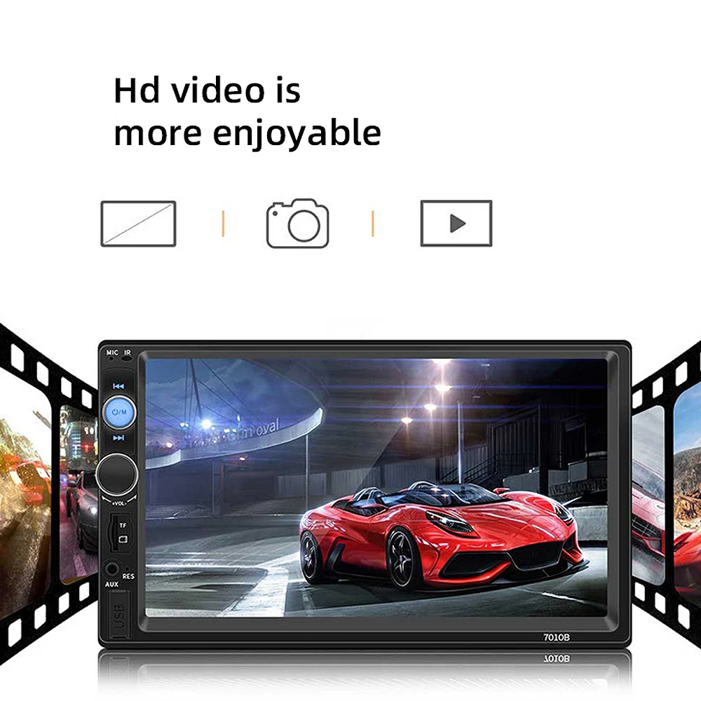 BT Auto Radio Car Player USB/SD/MP3/MP4/MP5/BT Touch screen 2Din 7inch Car Radio Stereo Car Multimedia Player