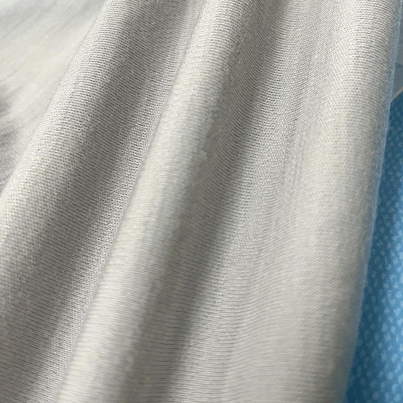 235gsm from Australia 100% Merino RWS Wool Plain Interlock Knitted Fabric