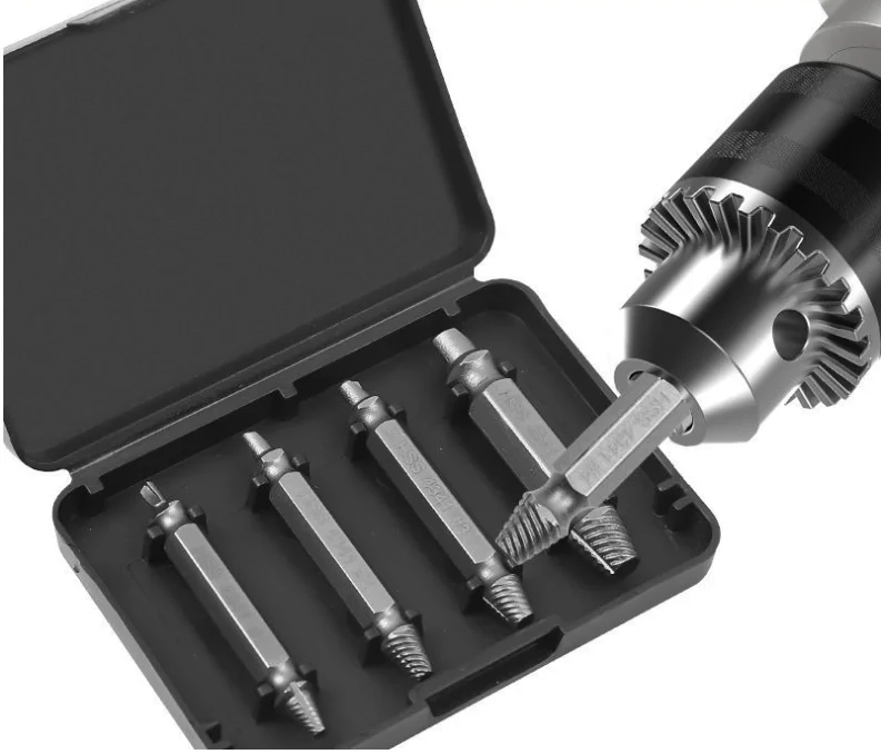 BOMI Tools BMA-55 best sale factory 5Pcs Speed Out Removal Tool HSS 4341/S2 Screw Extractor and Remover set