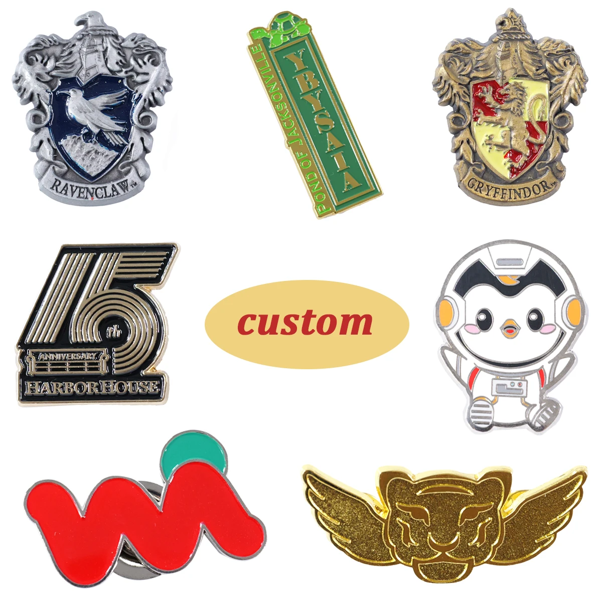 Best quality china manufacturer customized sublimation printing 3d metal assorted blank metal logo