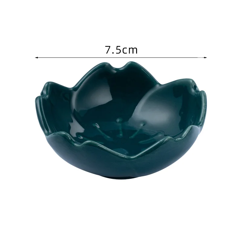 Блюдо из молоткового стекла в японском стиле с цветком вишни креативное розовое бытовое блюдо для приправ соус миска набор посуды