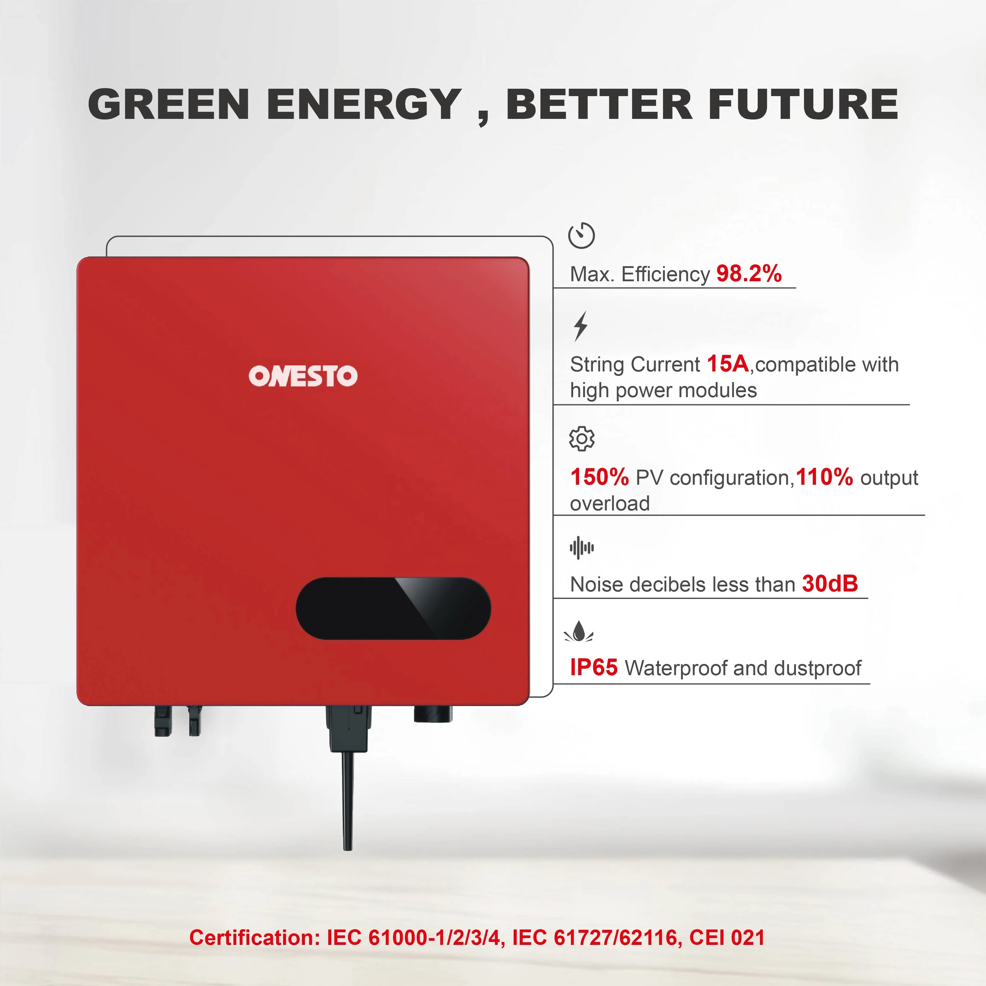Single Phase Dual MPPT Solar Inverter 4kw 5kw 6kw On Grid Inverter Growatt grid tie inverter with limiter