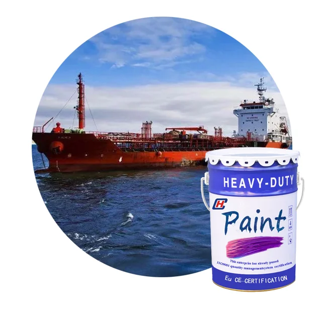
High-Build Modified Epoxy Anticorrosive Chemical Resistant Steel Anti Rust Paint Red Marine Paints 