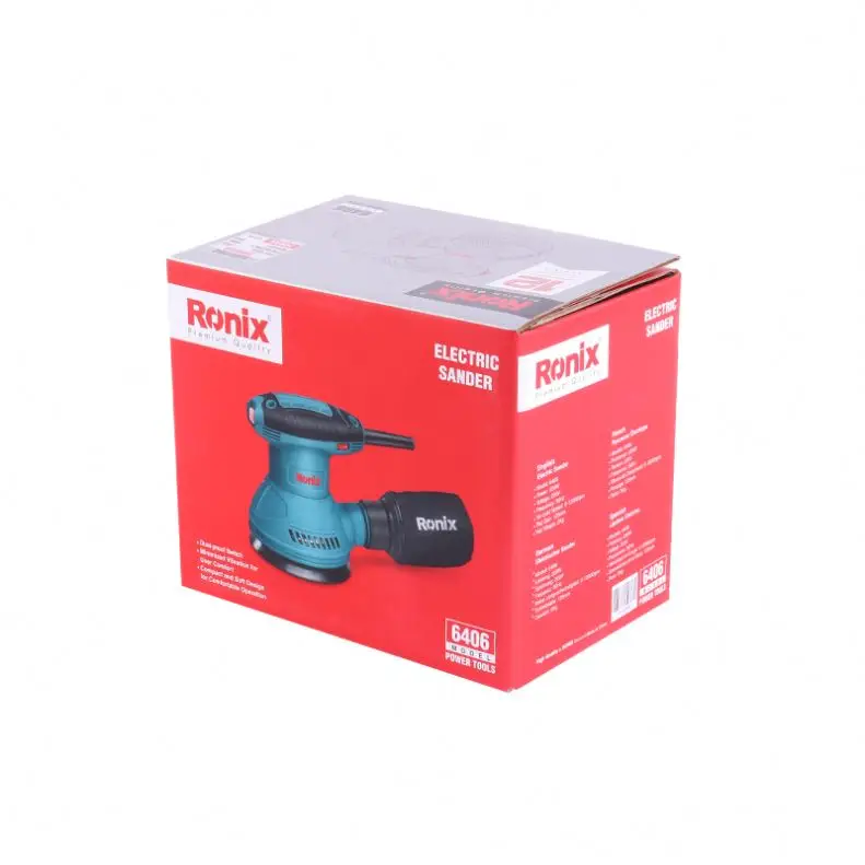 Ronix Model 6406 125mm 320W with Variable-speed 220V Electric Sanding Machine Orbital Sander Machine For Wood Working