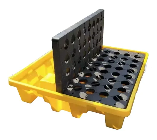 IBC Spill Pallet Plastic Oil Chemical Spill Pallet for Drums Chemical Spill Pallet