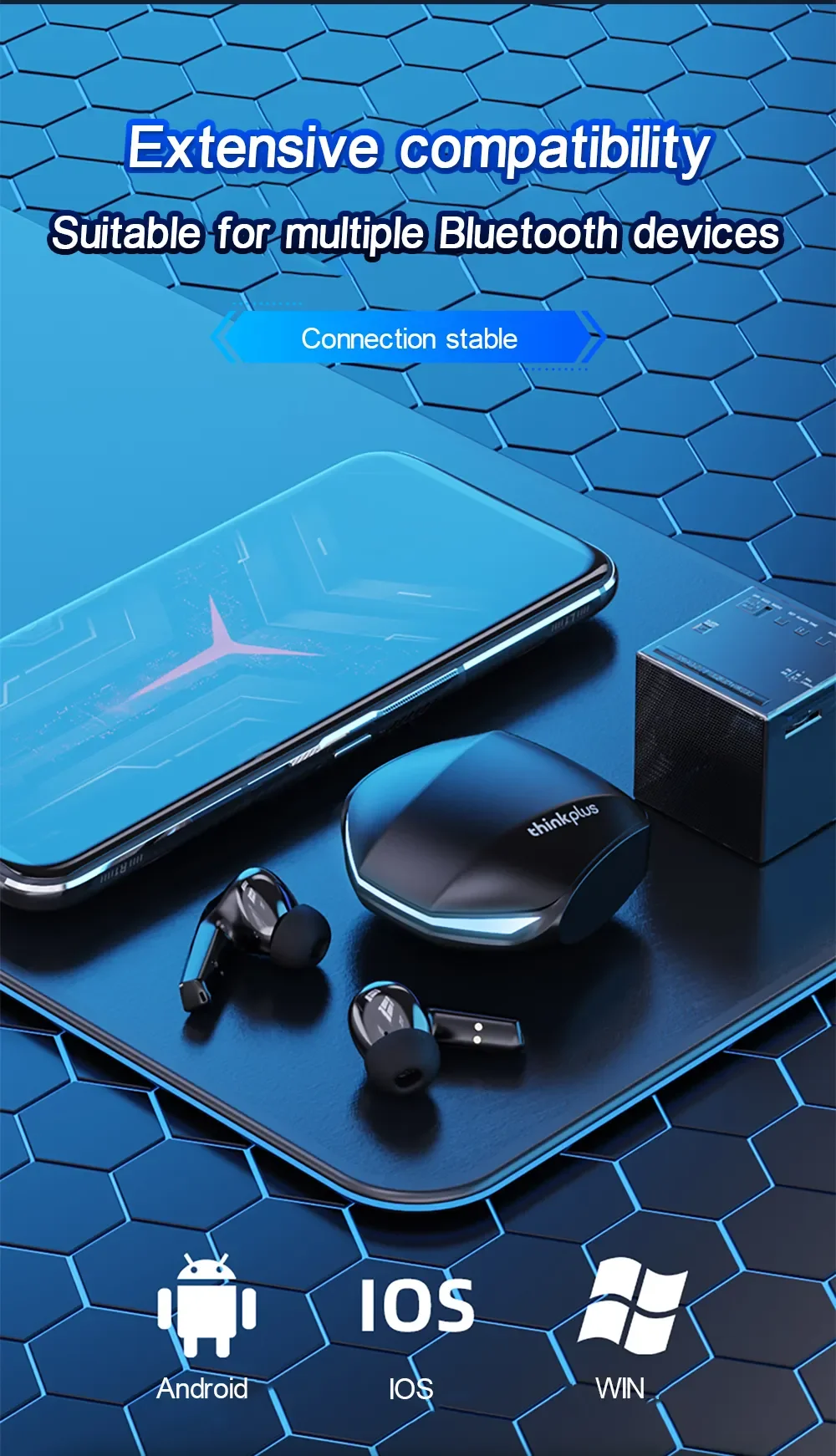 Оригинальная игровая гарнитура Lenovo GM2 pro bt 5 3 спортивные наушники audifonos handsfree tws