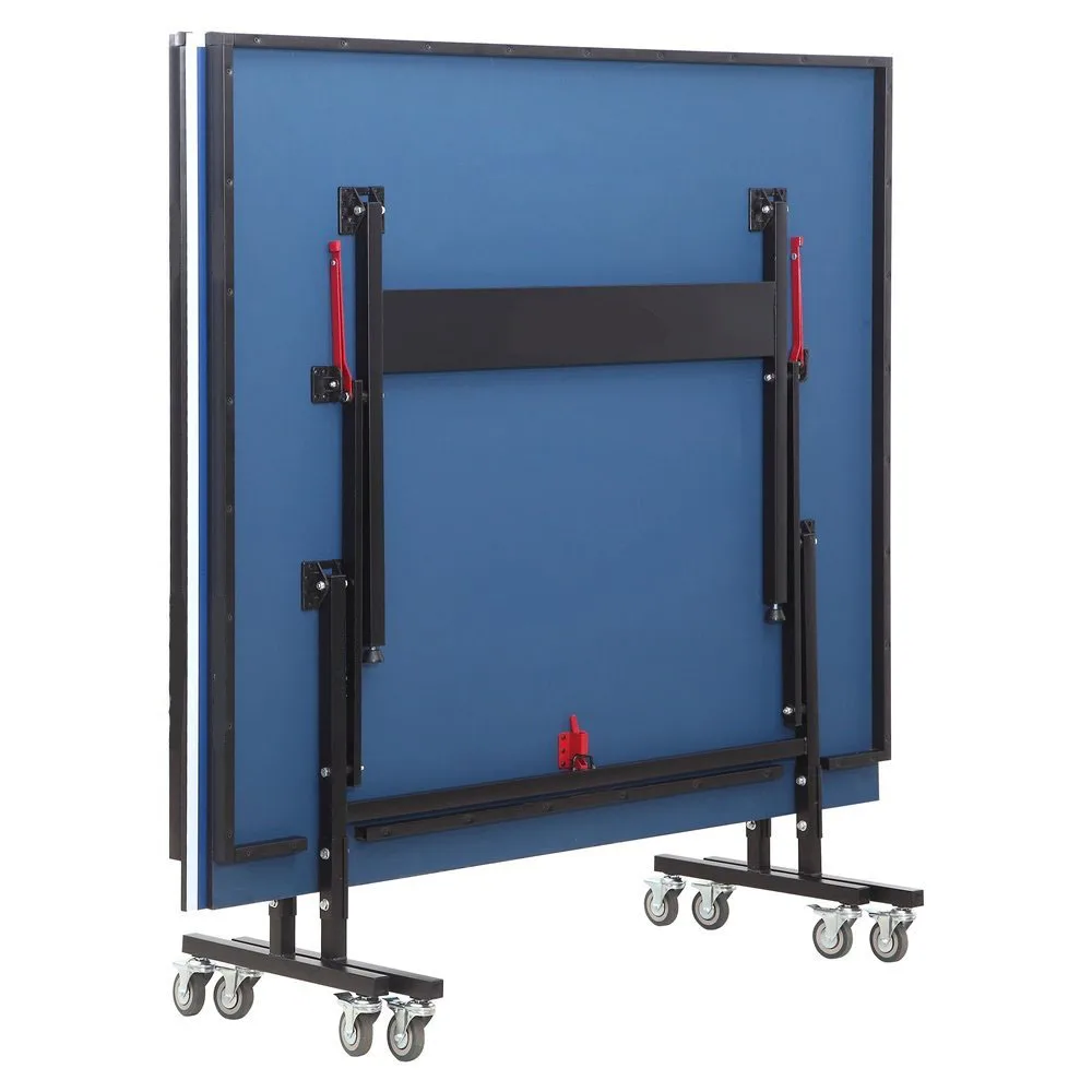 Extremely Durable Outdoor Table Tennis Table, Blue Player Equipment Set