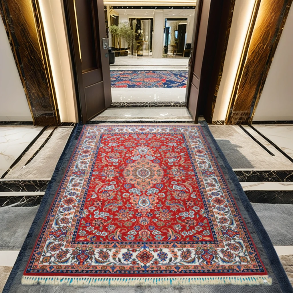 New Vintage Design Luxury Area Carpet Rug for Bedroom Low Price Big Size round Plush Living Room Outdoor Kitchen Hotel Office