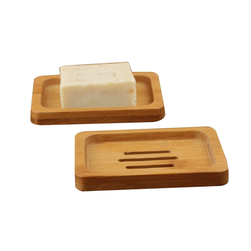 New natural bamboo household bath water filter for pure and fresh simple soap rack holder soap boxes for home made soap