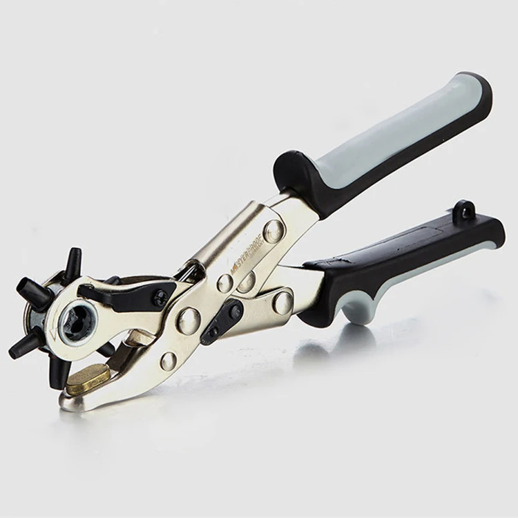 240mm Muli-shape DIY Hole Puncher Steel Saving Power for Leather Cutting 6 Sizes Hole Puncher Hole Puncher Heavy Duty Punch