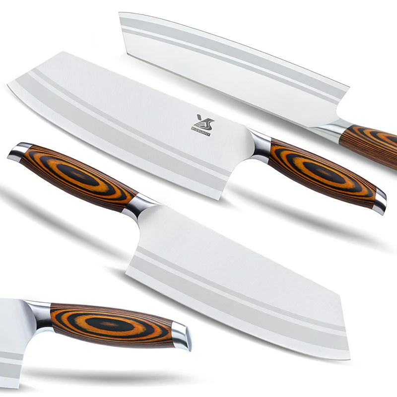 
New style chinese nakiri knife set for kitchen 