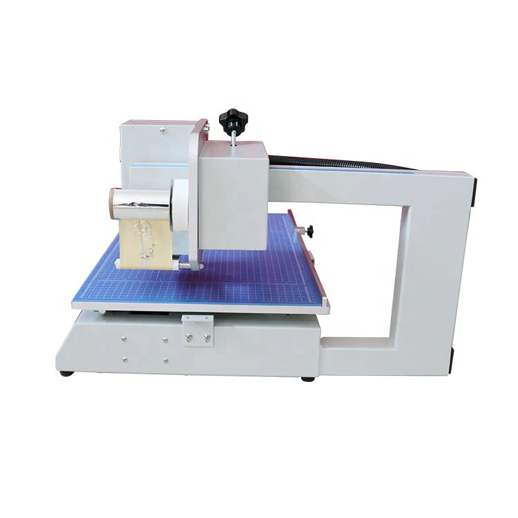 8025 flatbed aluminum digital gold foil printer machine for Notebooks   cards