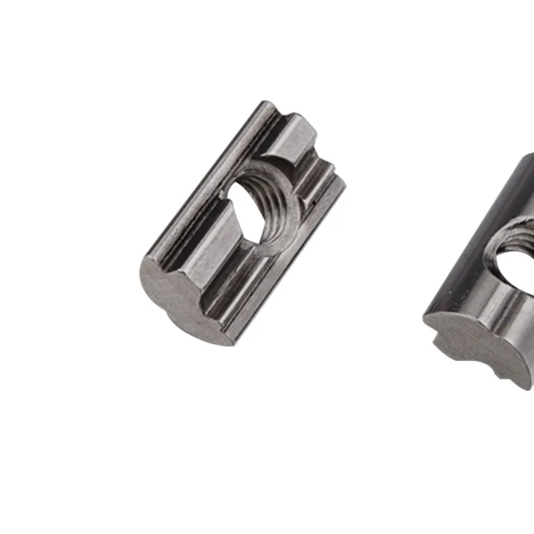  Nut 2H01.AB.01 High quality Steel slot 8 Half round t nut with ball ss 304 for aluminum profile