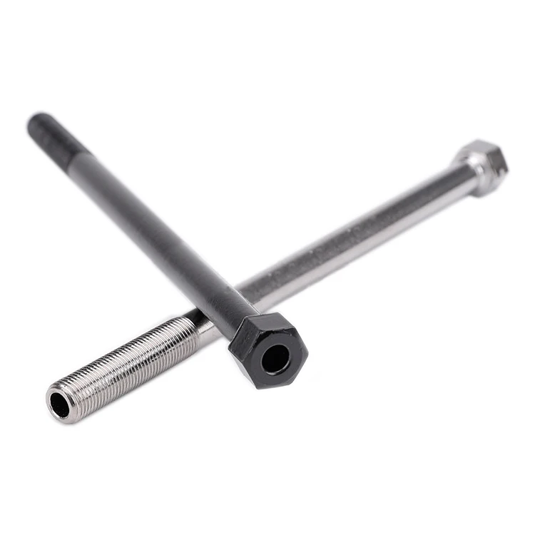 New Listing Customized Size Hole Stainless Steel Hex Bolt Fastener with Multiple Materials