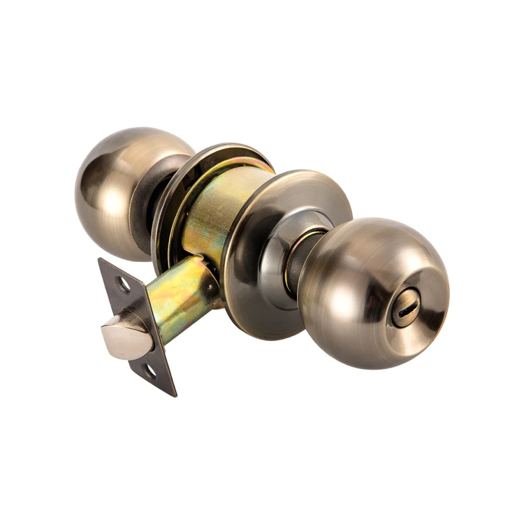Safety Security Stainless Steel Aluminium Door Locks Factory Price Ball Cylinder Entrance Door Knob Lock