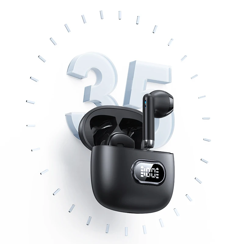 USAMS IA15 TWS Wireless Earphones BT5.3 High Quality Headphones With LED Smart Screen Sport Earbuds