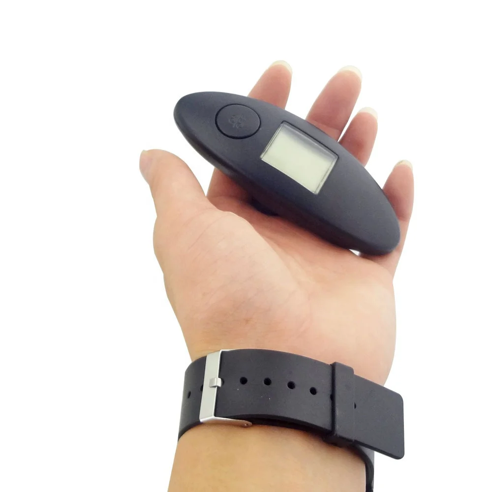 40KG Electronic Suitcase Weighing Digital Luggage Scale Tension Dynamometer With Hold Function PT-101