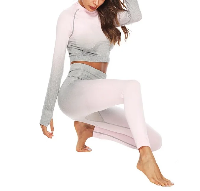 Новинка 2021, Прямая поставка с завода, бесшовные профессиональные функциональные женские Леггинсы для йоги с высокой талией