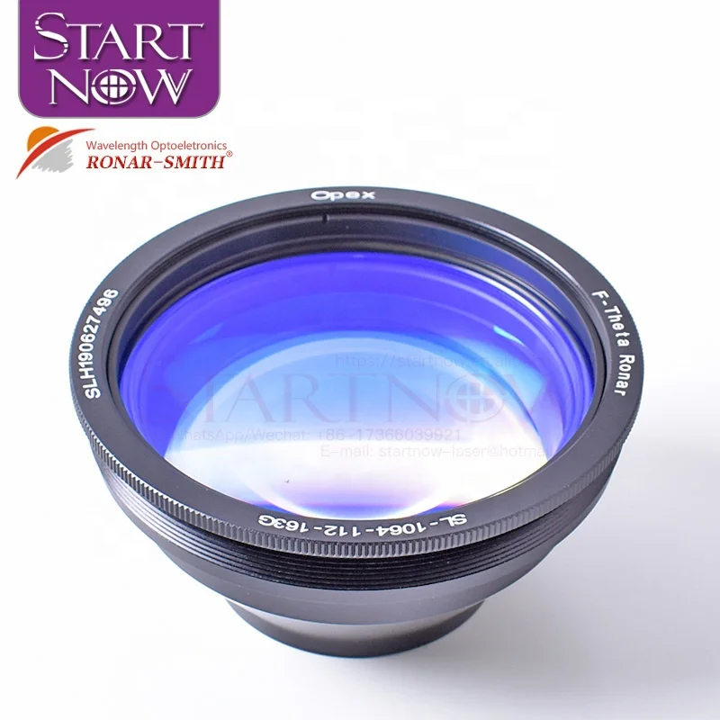 Startnow F-theta Scan Lens For 1064nm YAG Fiber Laser Galvo System 70X70 150X150 300X300 Scanner Field Opex Fiber Focus Lens