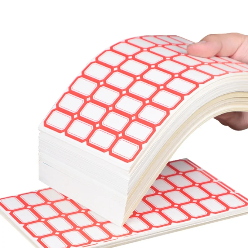 Matte White Sticker Paper 100um Digital Printing On-Demand Color Adhesive Paper for thermal label paper