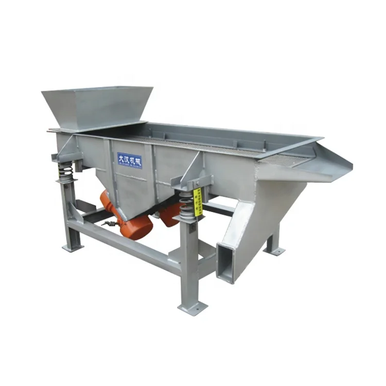 Cement Linear Vibrating Screen Particle Size Analysis Sieving Machine Electric