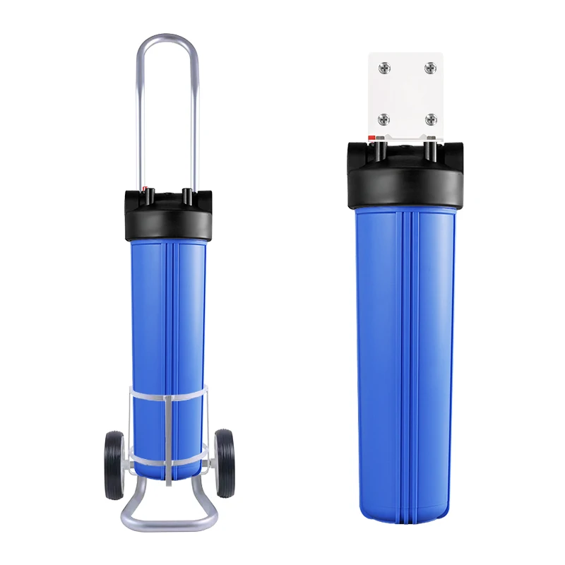 20 Inch Big Blue Jumbo Single Folded PP Carbon Composite Cartridge RV Water Filter System For RV Water Filter