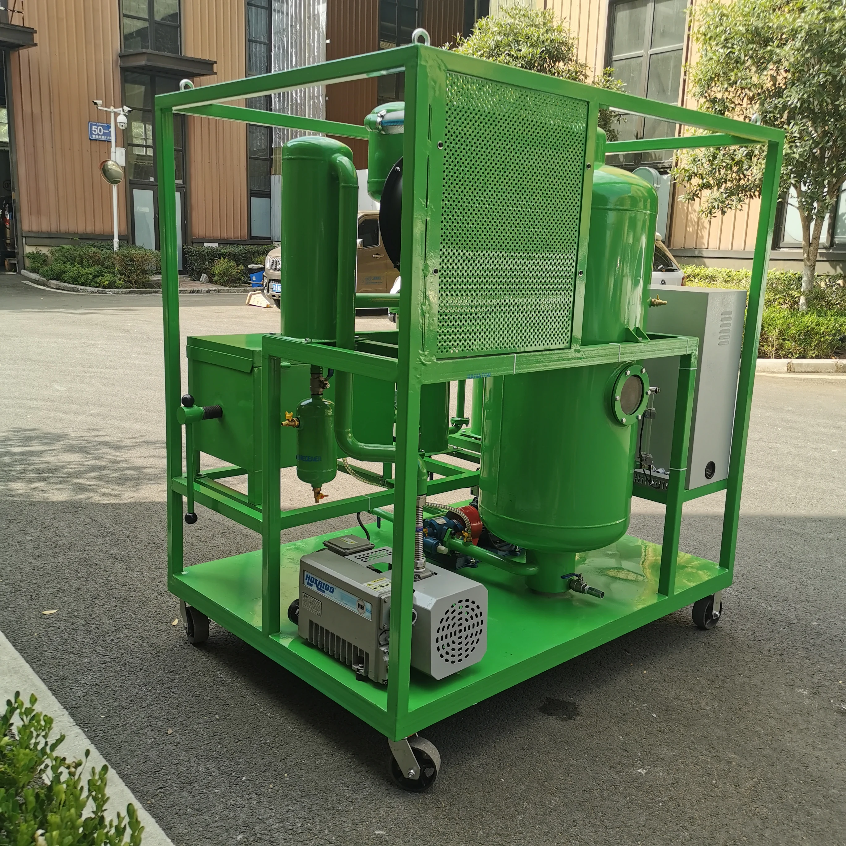 ZJD-K series industrial vacuum oil cleaner for hydraulic oil filtration machine