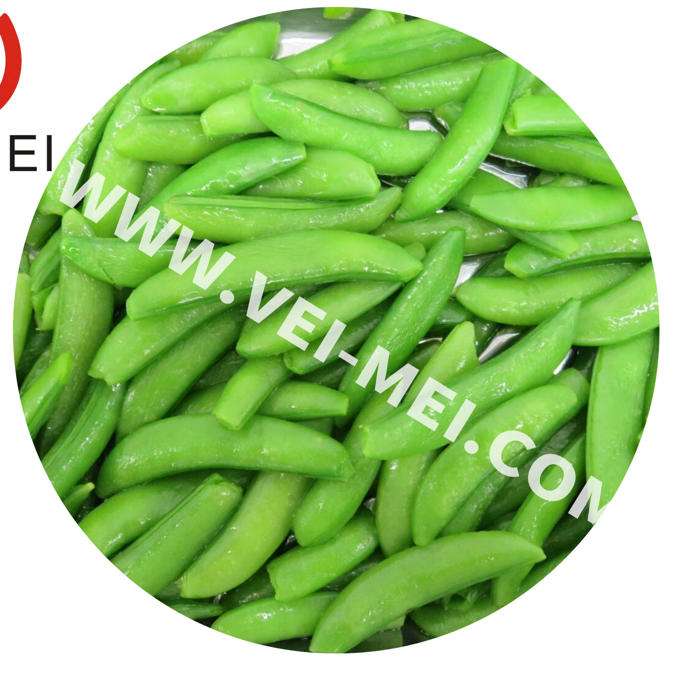 Frozen sugar snap pea IQF sugar snap peas