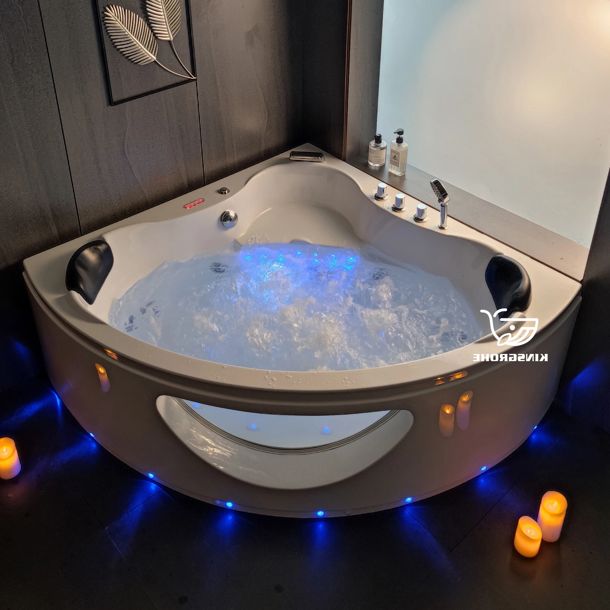 Manufacturer Adult Freestanding Acrylic Japanese Glass White Whirlpool Air Jetted Corner Massage Bathtubs For Sale Price
