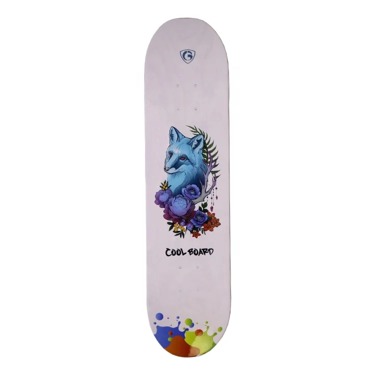 7 layers Canadian Maple Skateboard Deck With Customized Graphic
