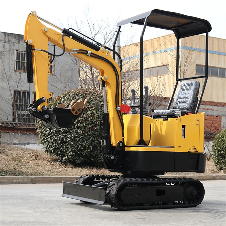 Euro v Emission Micro Digger 800kg 1ton Mini Excavator Small Digger Construction Machines