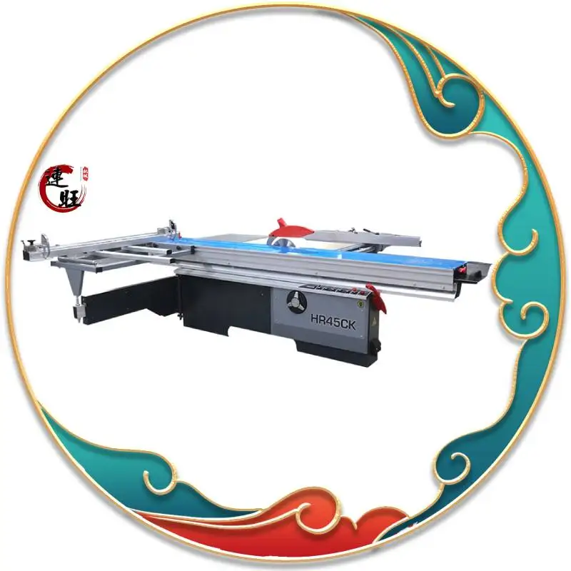QDLW 45/90 Degree mdf pvc Sliding Table Saw For Woodworking Panel Saw