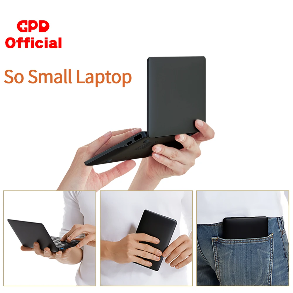 
GPD Pocket 2 Pocket2 8GB 256GB 7 Inch Touch Screen Mini PC Pocket Laptop Notebook CPU Intel Celeron 3965Y Windows 10 System 