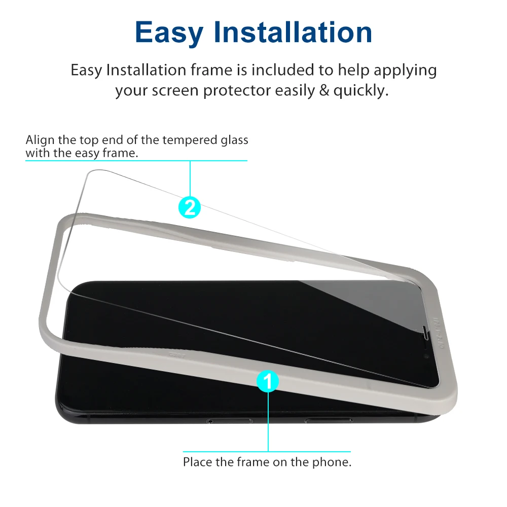  3 упаковки 2.5D Закаленное стекло для iphone 12 pro max Защита экрана Розничная