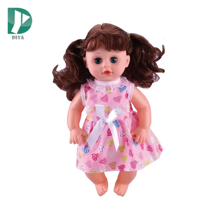 Children baby sitting peeing reborn doll 14 inch 4 sounds IC realistic new born baby dolls with hand bag