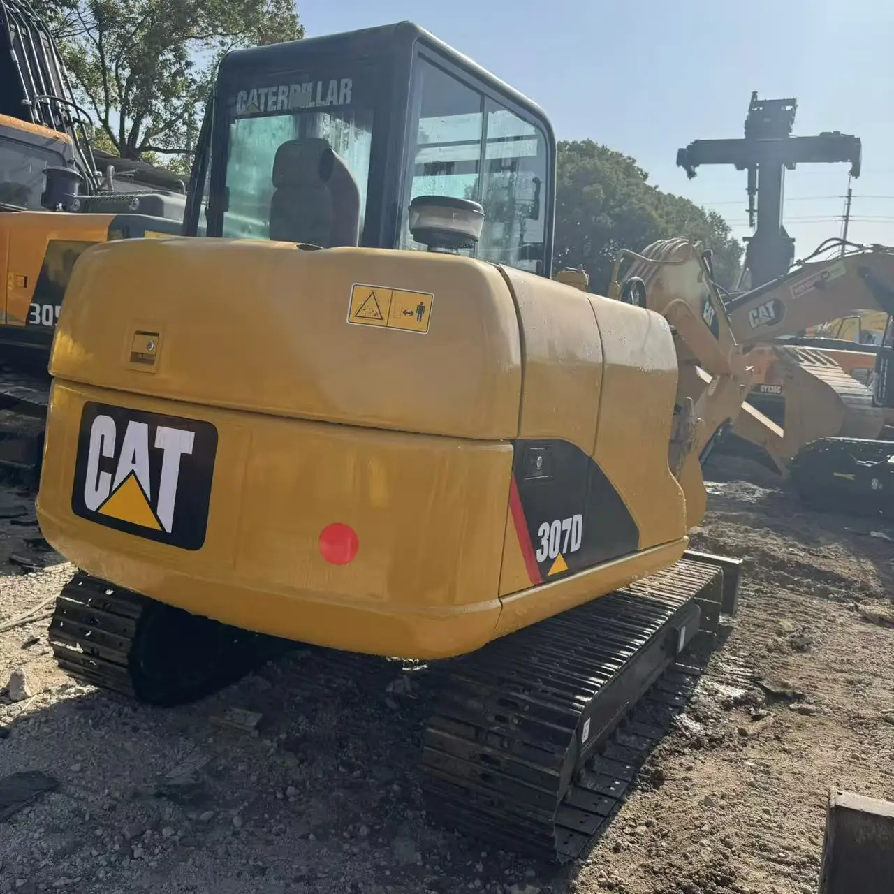 Экскаватор CAT 307D 7 тонн 90% новый оригинальный с EPA CE сельскохозяйственный подержанный экскаватор кошка 307 мини-экскаватор