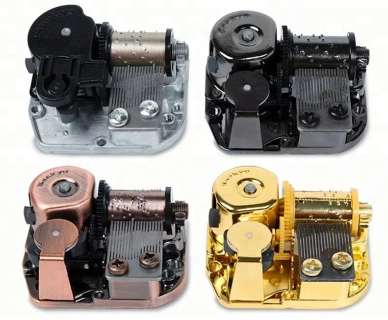 18 Note Sankyo Hand Crank Custom Music Box Movements