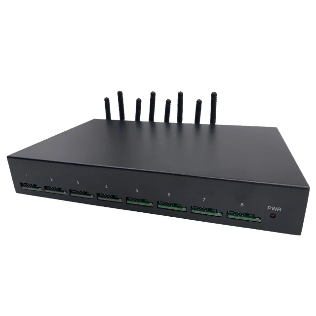 YX Best Multi Channel MOIP Device 8 Sim Card Slots With One Year Warranty Wireless Network GSM Modem 8 Port Support API