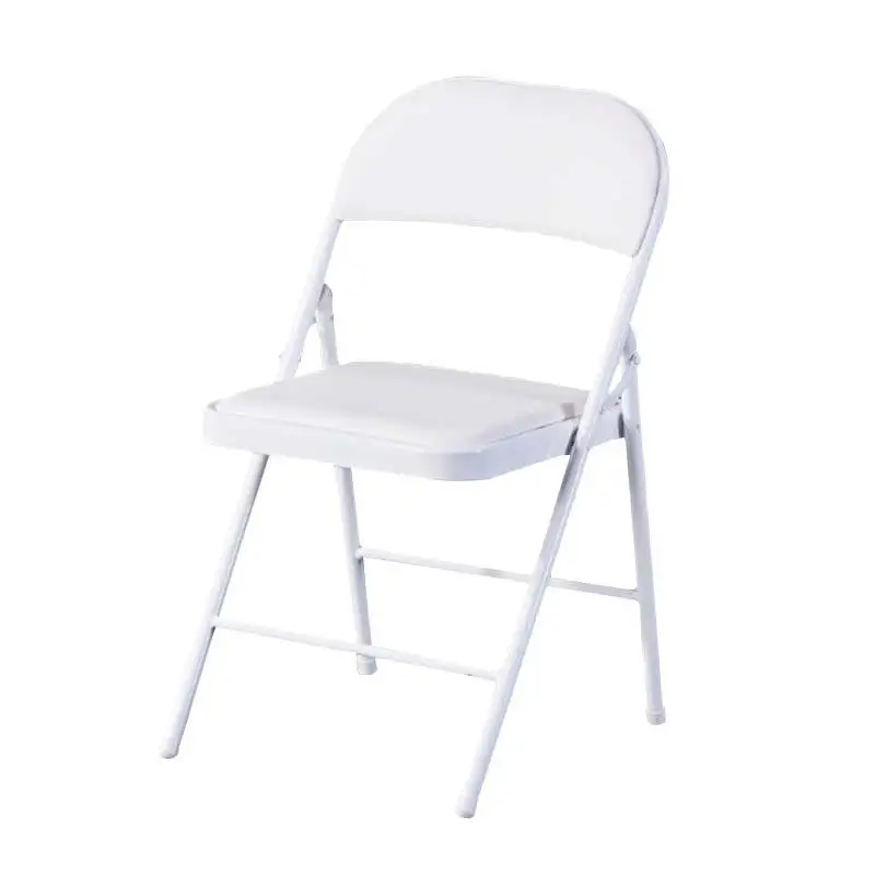 Wholesale foldable wedding chair party events metal frame white folding chairs