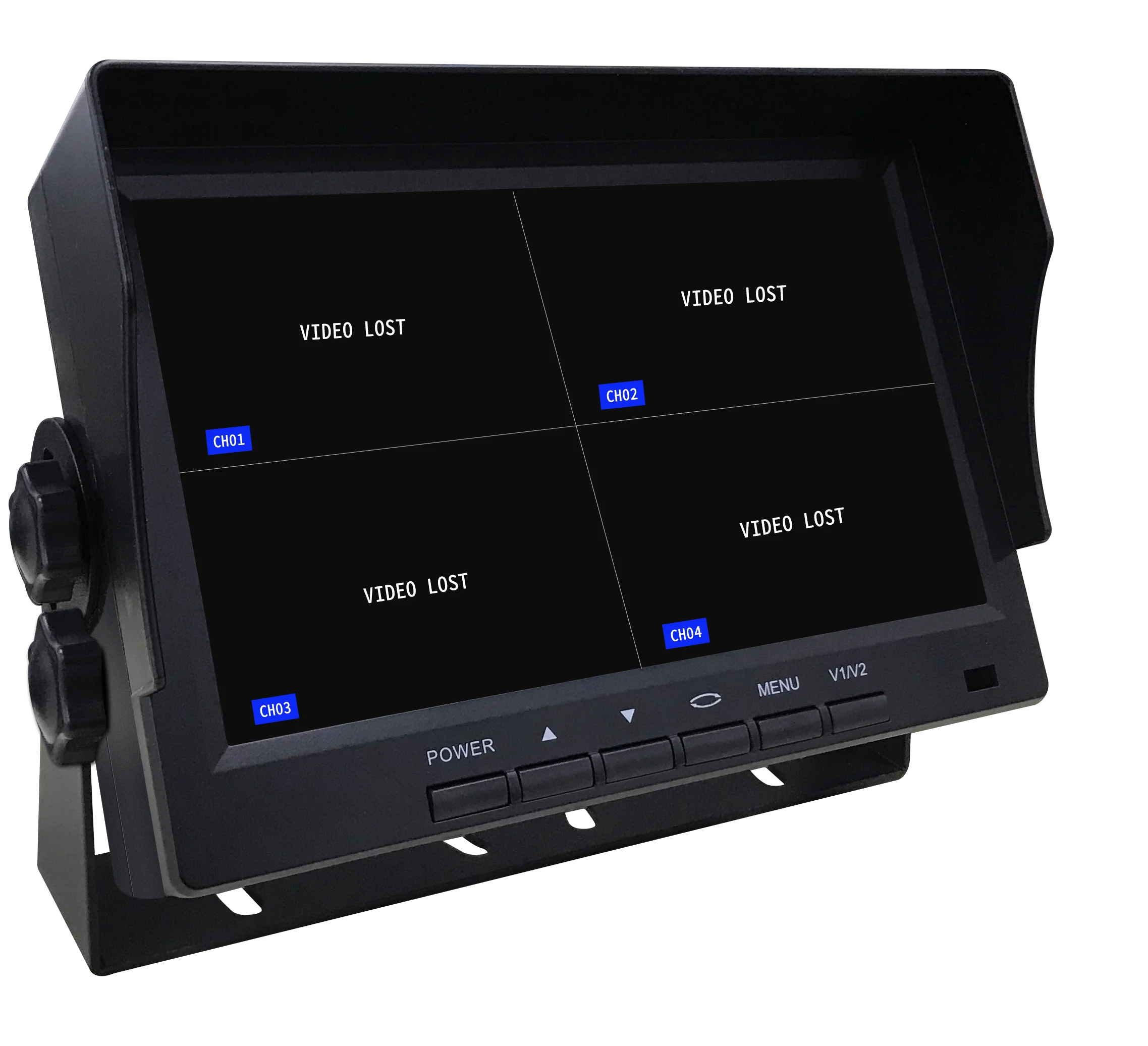 1080P 4ch mobile dvr System 8 Channel Kit Playback HD Lcd screens 2.4G for car reversing aid  4g gps Wifi wireless Truck Monitor