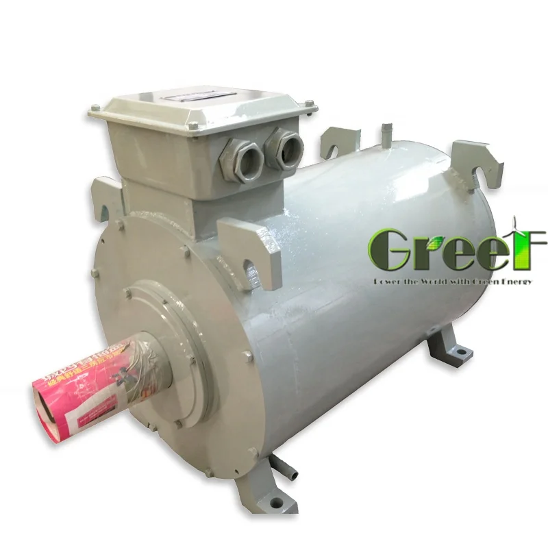 Three Phase Asynchronous Permanent Magnet Generator 1000kw 2000kw 5000kw 3mw Direct Drive Low Rpm Free Electricity