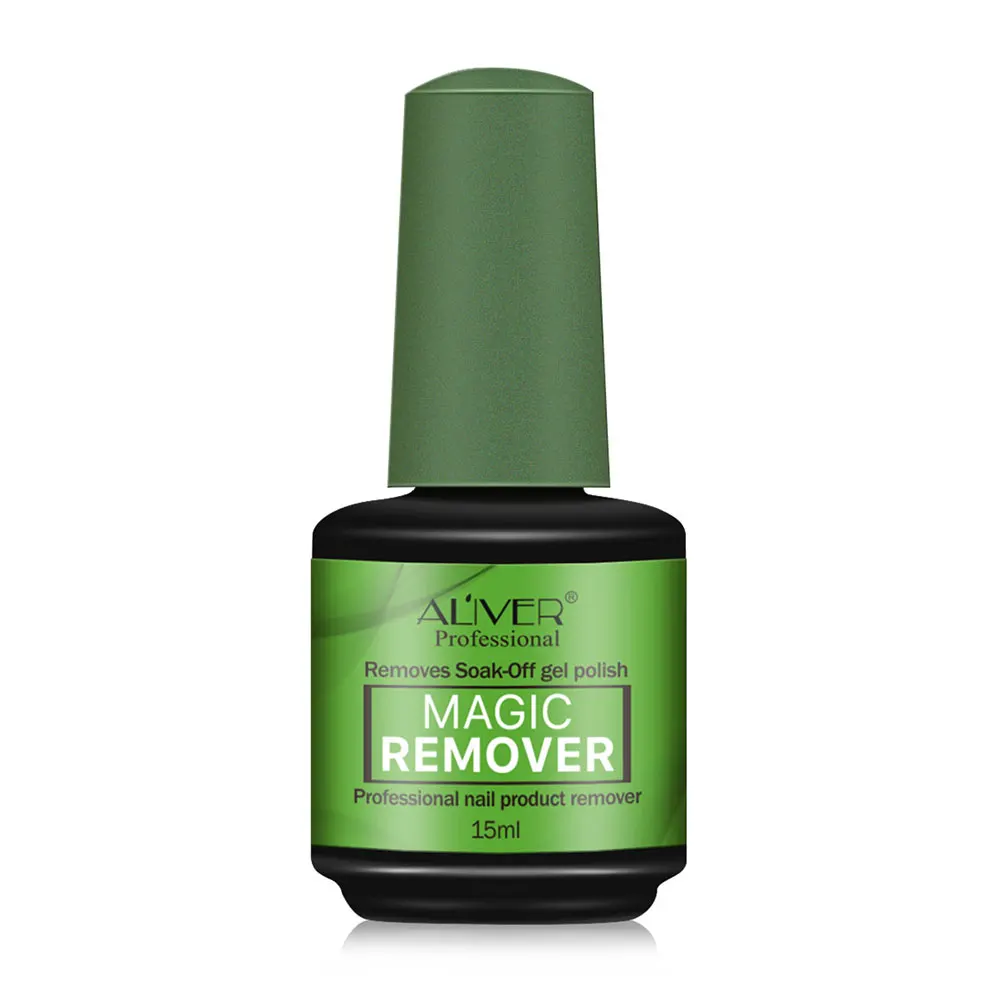 ALIVER Magic UV гель для удаления лака 15 мл Профессиональный ногтей быстро впитать лак за 3-5