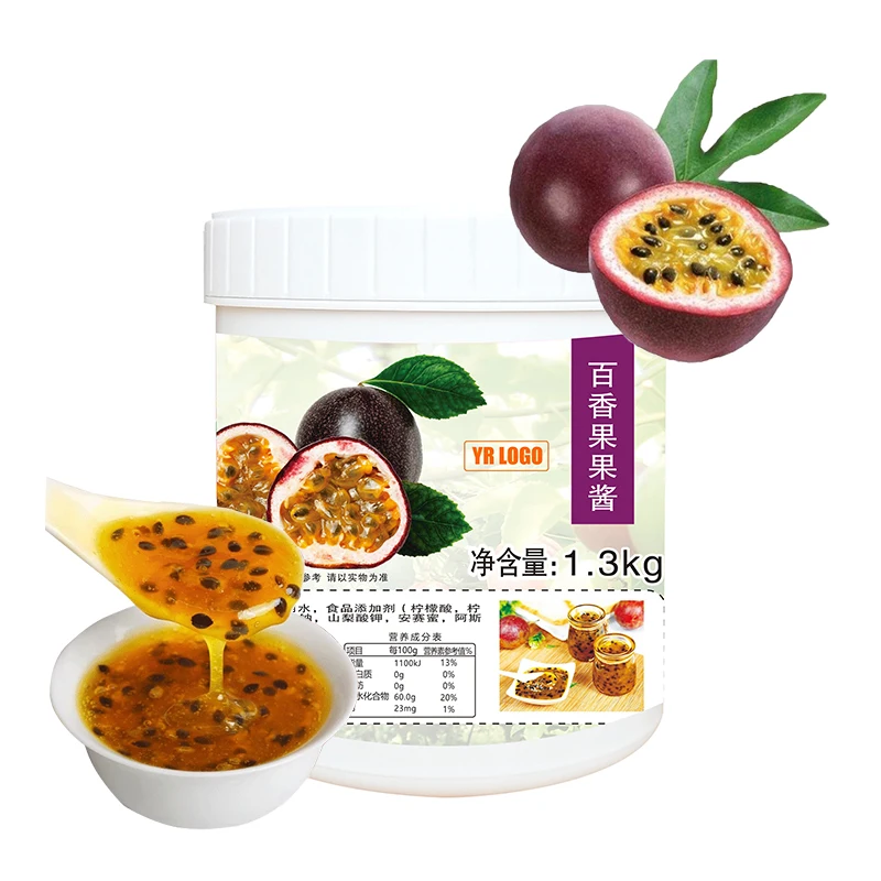 0 Fat Jam Spread on Bread or Concocted Drinks Squeeze From Fresh Passion Fruit