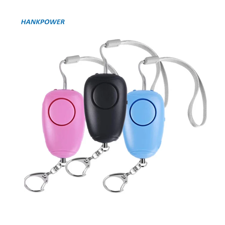 Personal Alarms USB Rechargeable 130dB Safesound Security Alarm Keychain with LED Lights Personal Alarm