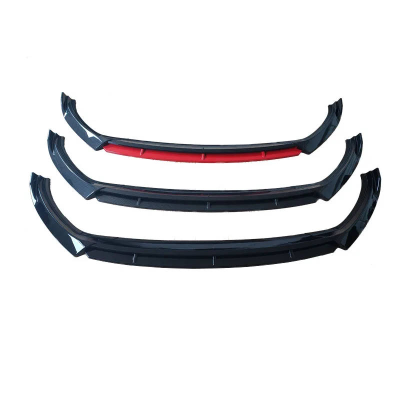 KINGCHER Car Accessories Front Bumper Shovel Lip Spoiler Diffuser Fit For KIA Pegas Soluto 2018 2019 Front Lip